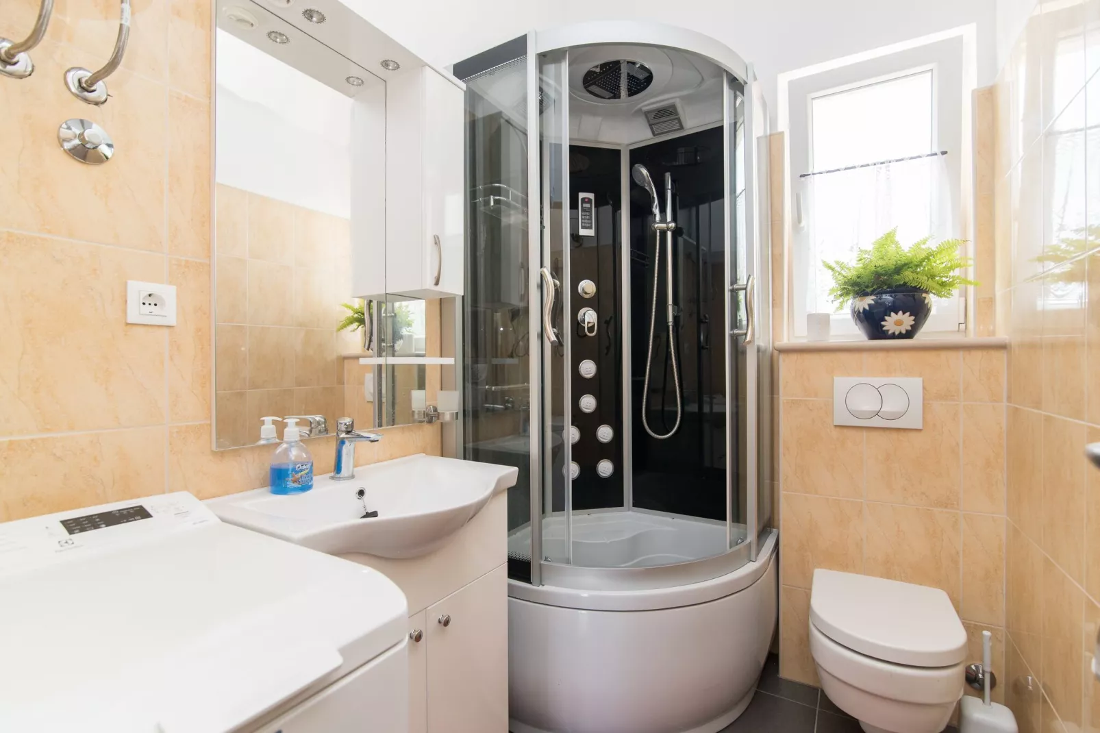 Apartments Mare- One Bedroom Apartment with Terrace A2 (ST)-Salle de bain