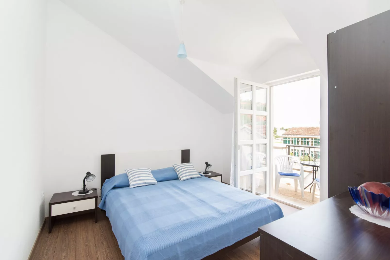 Apartments Mare- One Bedroom Apartment with Garden View A3 (ST)-Bedroom