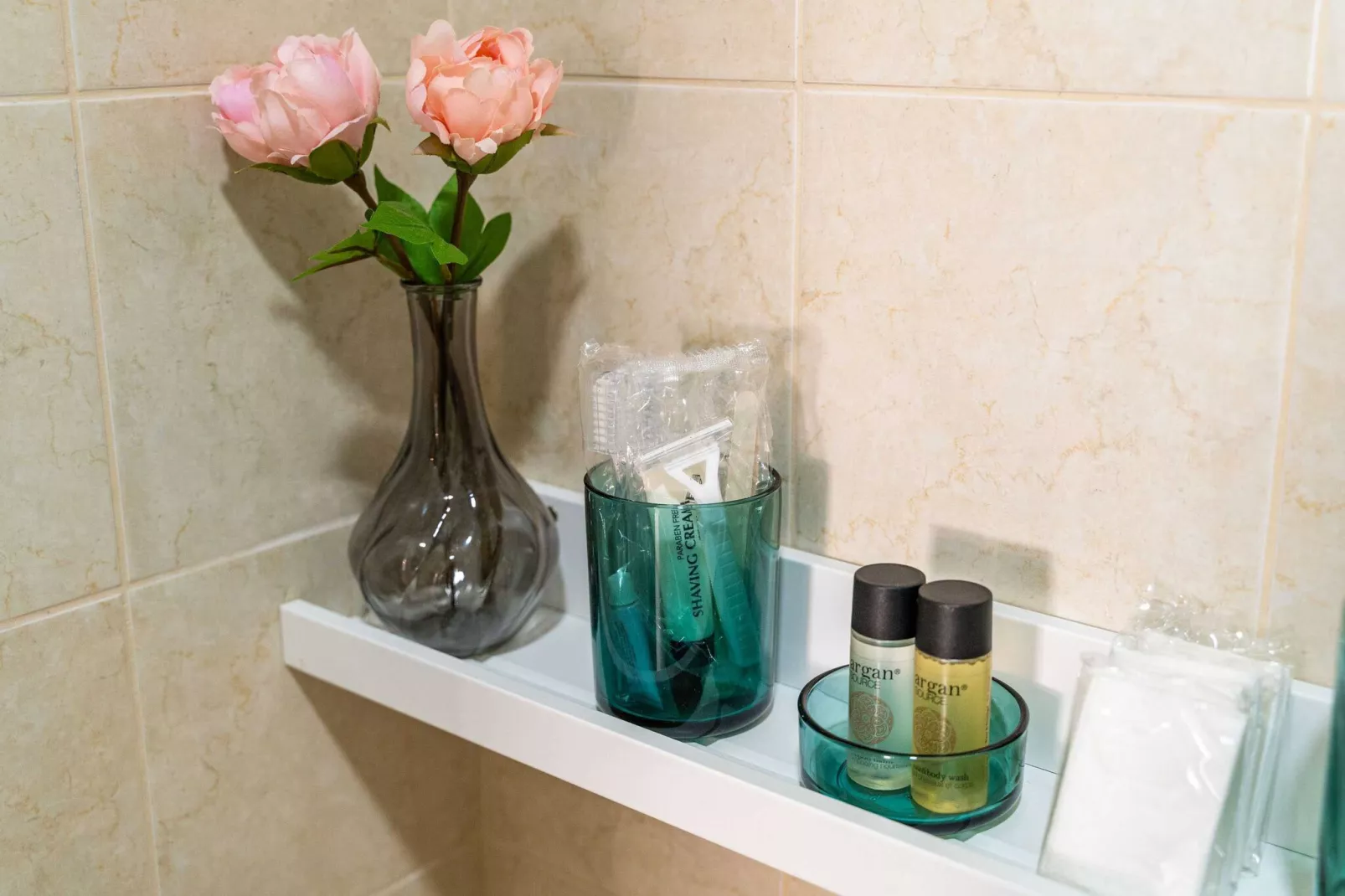 Apartment Larissa - Studio Apartment with Terrace and Partial Sea View-Bathroom