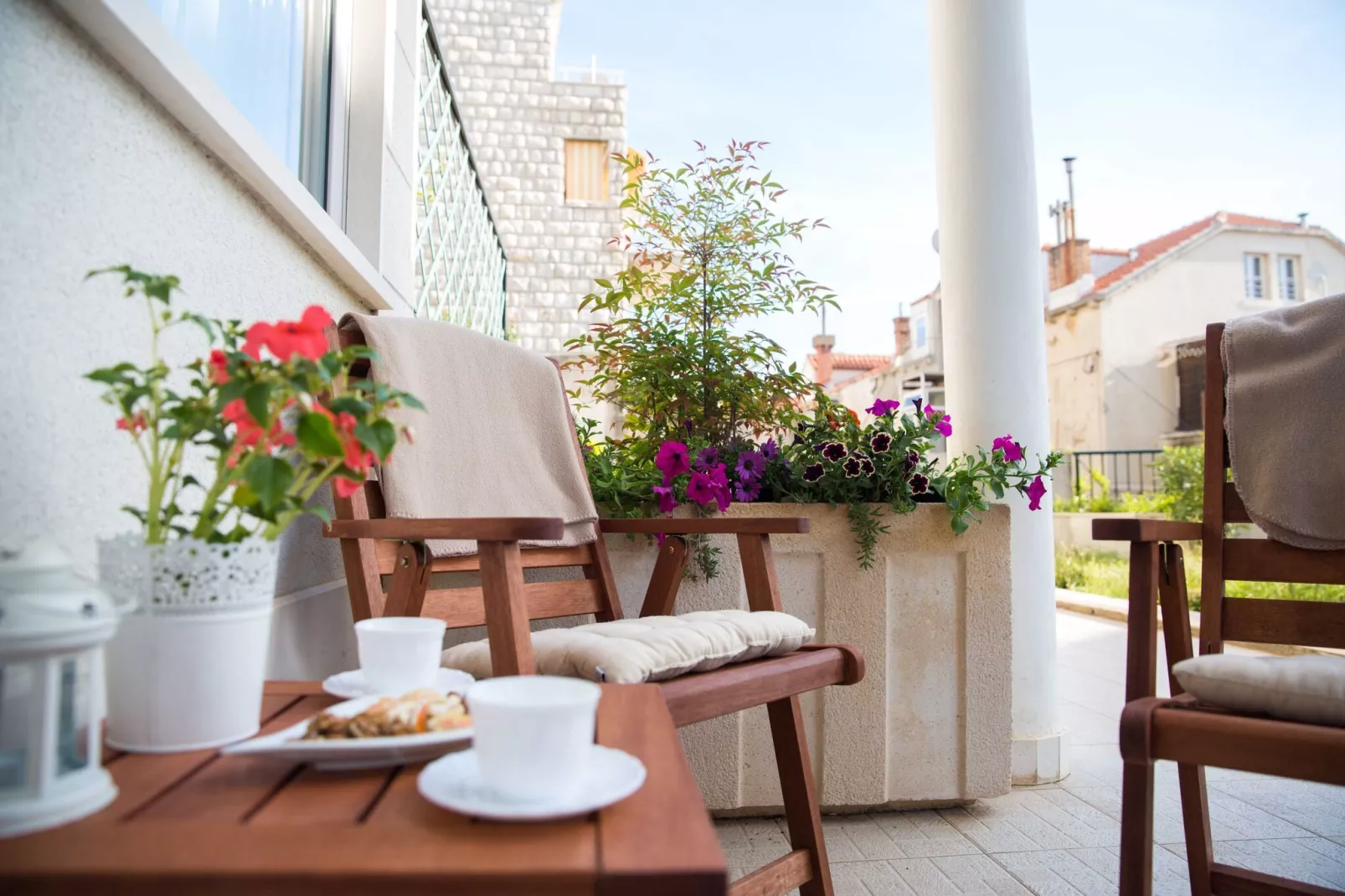 Apartment Larissa - Studio Apartment with Terrace and Partial Sea View-Terrace