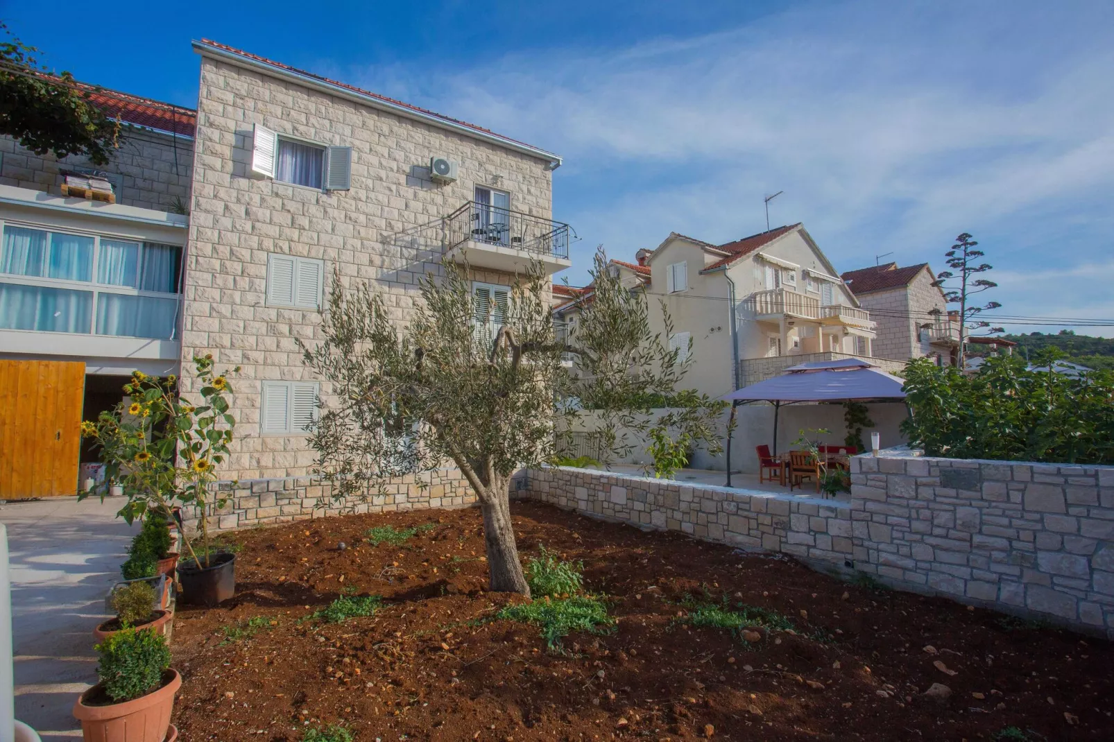 Apartments Lenka - One Bedroom Apartment with Balcony and Center View A3-Outdoor