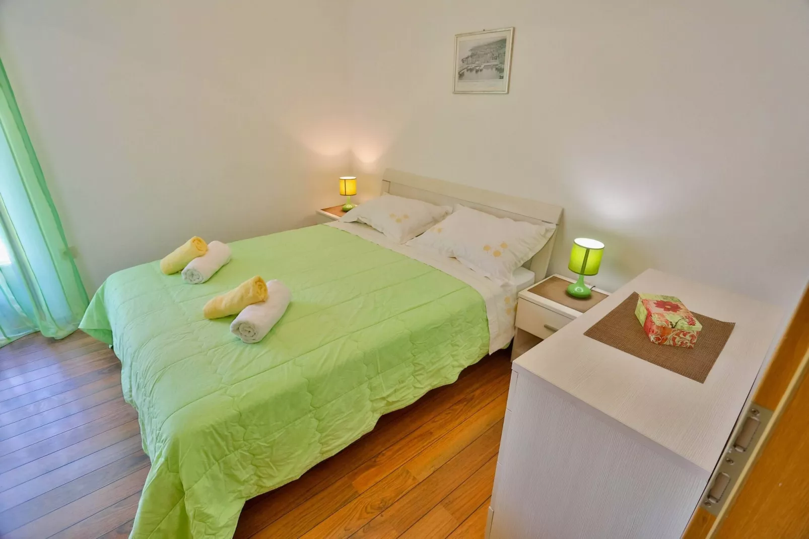 Apartments Lenka - Two Bedroom Apartment with Garden Terrace A4-Bedroom