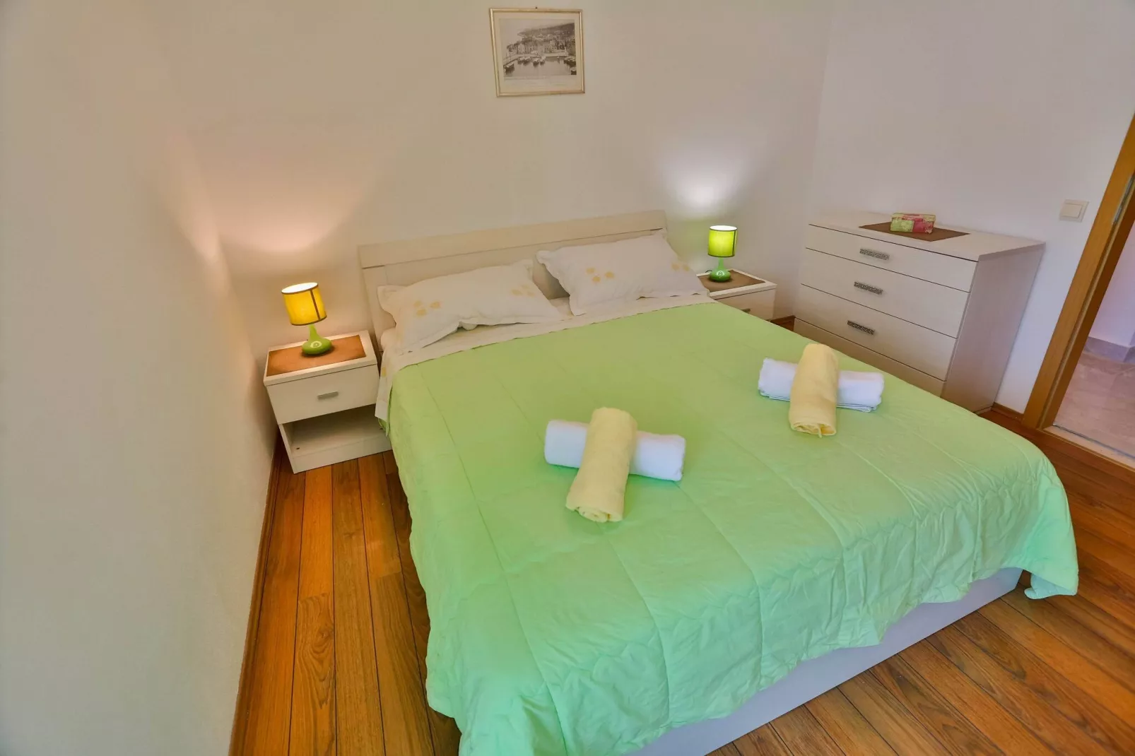 Apartments Lenka - Two Bedroom Apartment with Garden Terrace A4-Bedroom