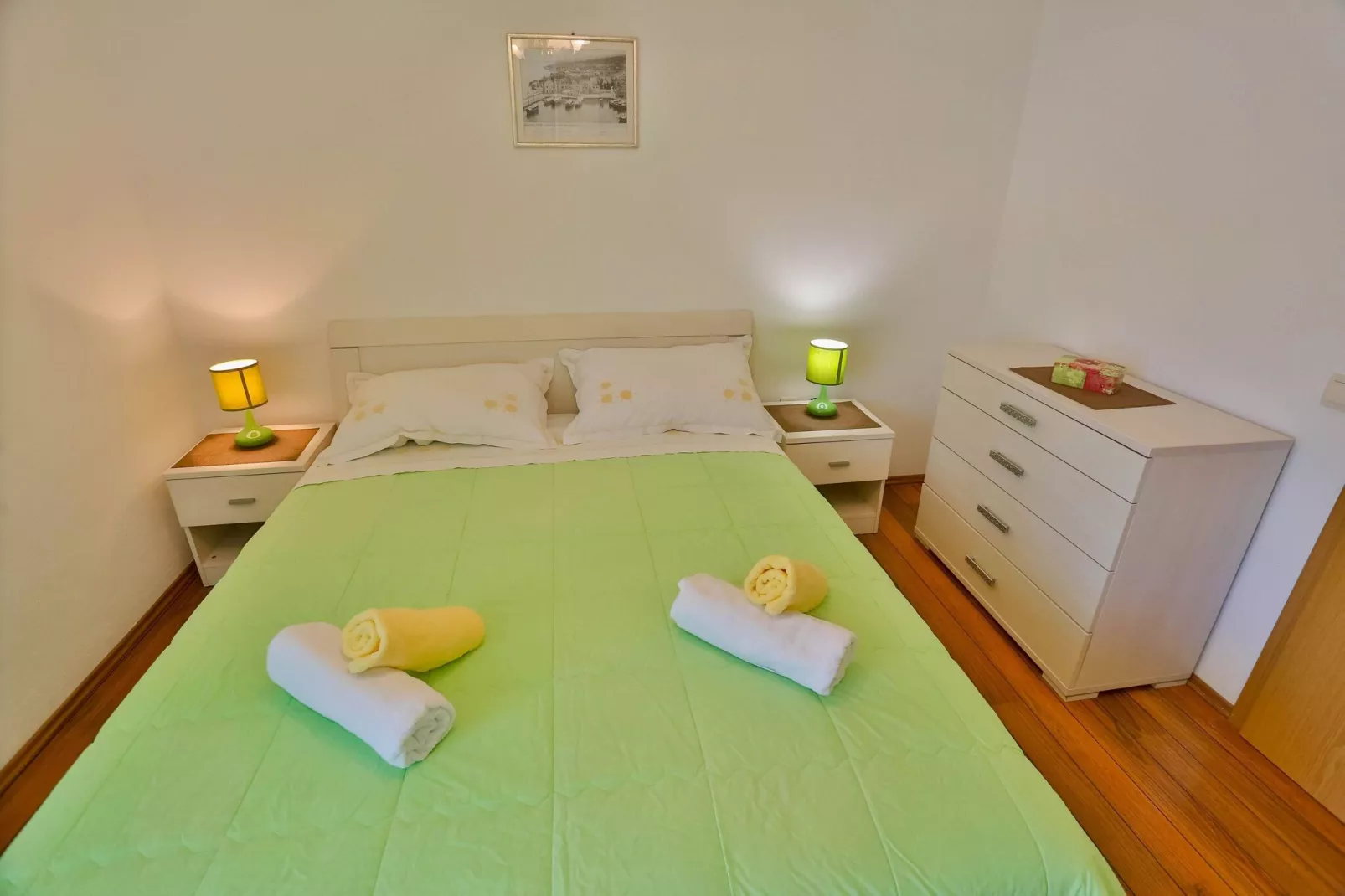 Apartments Lenka - Two Bedroom Apartment with Garden Terrace A4-Bedroom