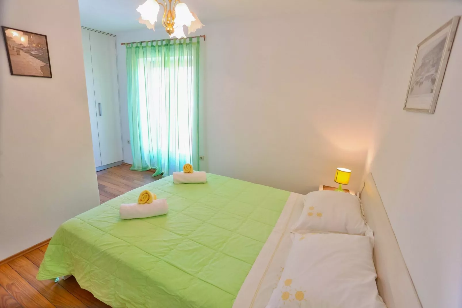 Apartments Lenka - Two Bedroom Apartment with Garden Terrace A4-Bedroom