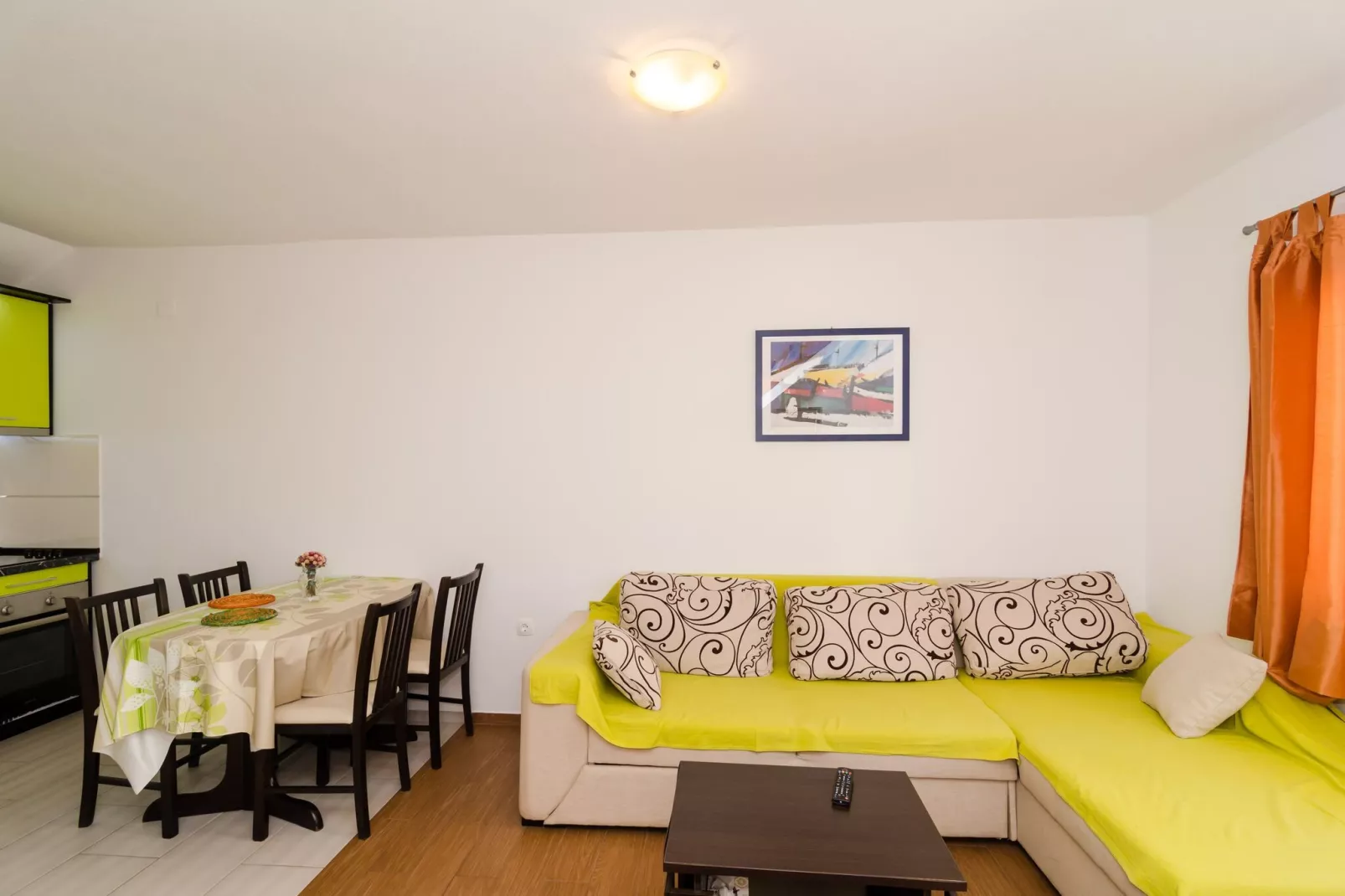Holiday Home Jasenka Trstenik - Duplex One Bedroom Apartment with Terrace and Side Sea View-Salon