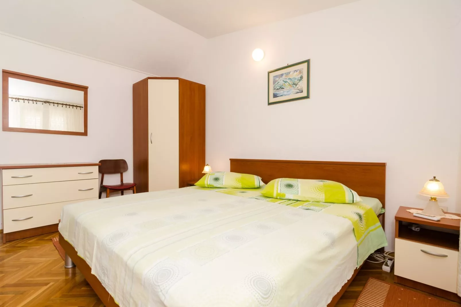 Holiday Home Jasenka Trstenik - Duplex One Bedroom Apartment with Terrace and Side Sea View-Chambre