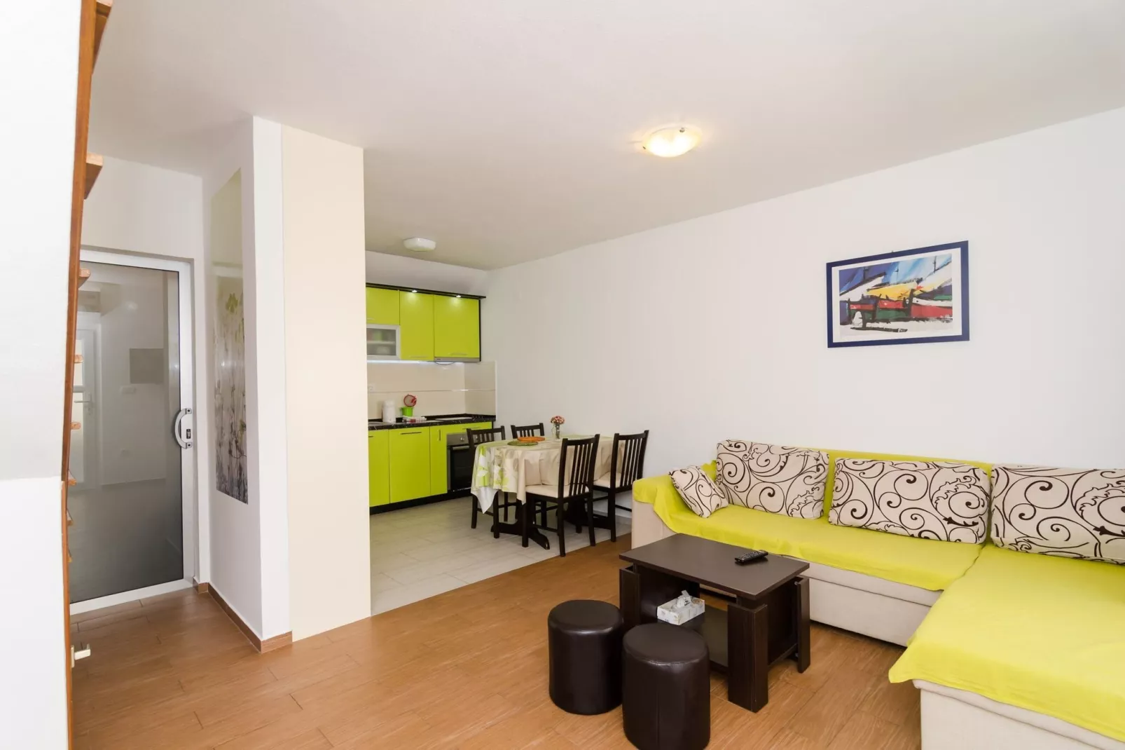 Holiday Home Jasenka Trstenik - Duplex One Bedroom Apartment with Terrace and Side Sea View-Intérieur