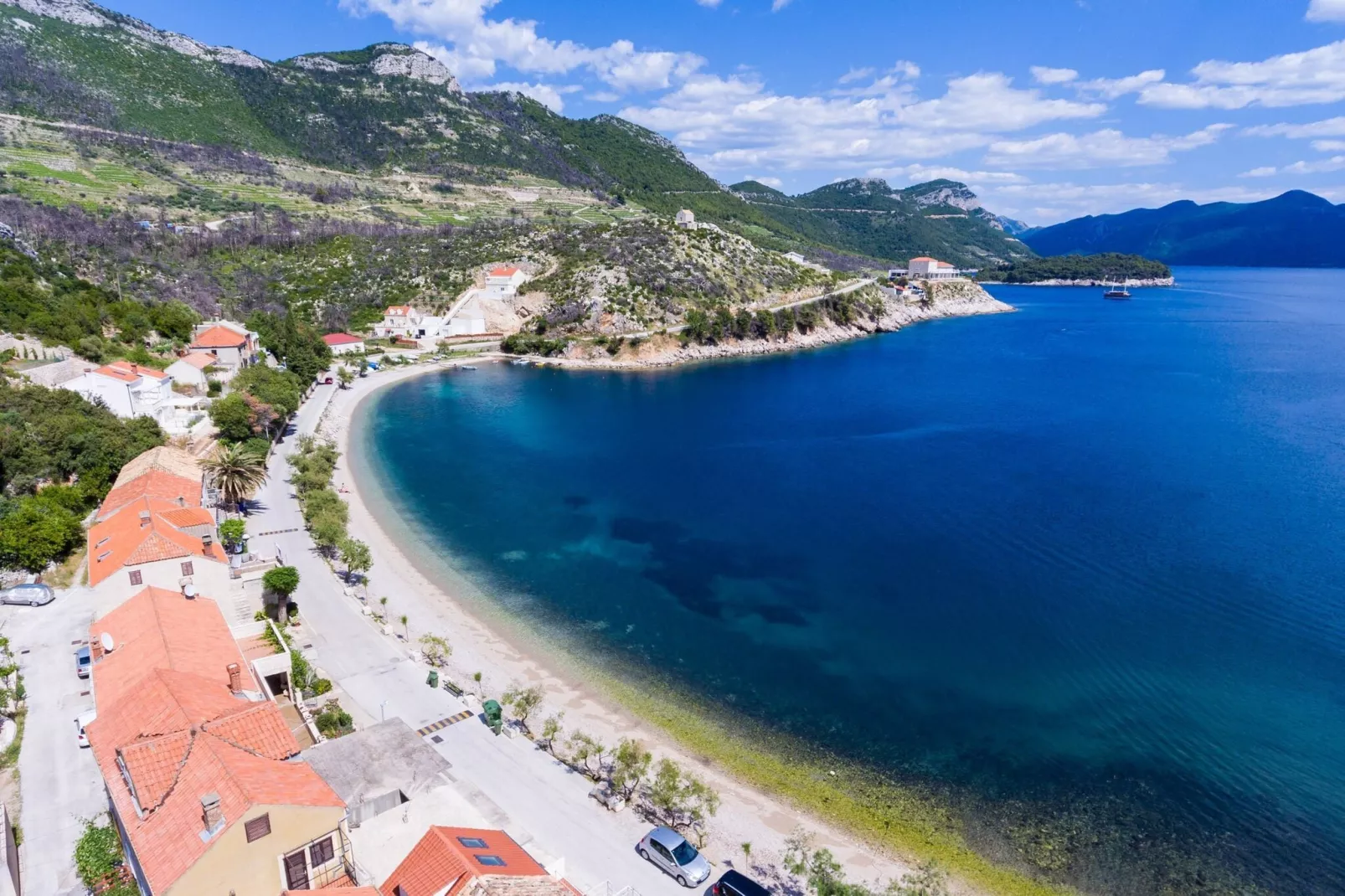 Holiday Home Jasenka Trstenik - Duplex One Bedroom Apartment with Terrace and Side Sea View-Vue