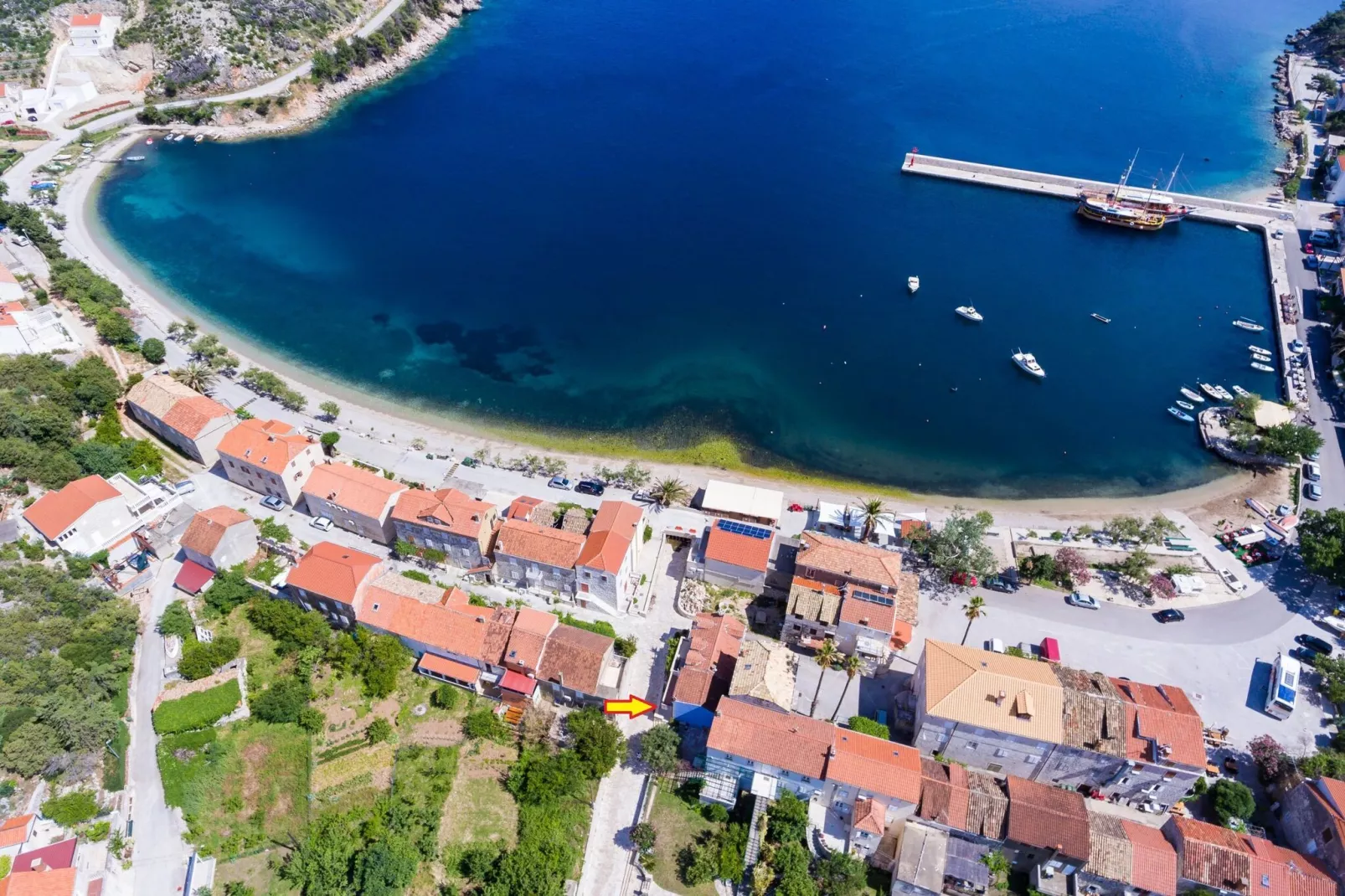 Holiday Home Jasenka Trstenik - Duplex One Bedroom Apartment with Terrace and Side Sea View-Vue