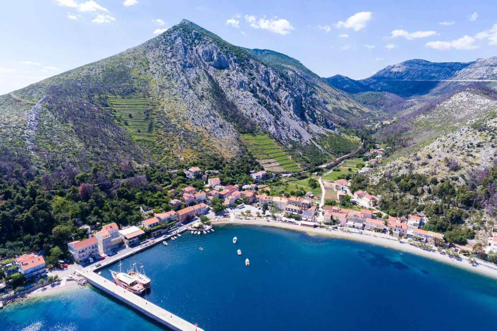 Holiday Home Jasenka Trstenik - Duplex One Bedroom Apartment with Terrace and Side Sea View-Vue