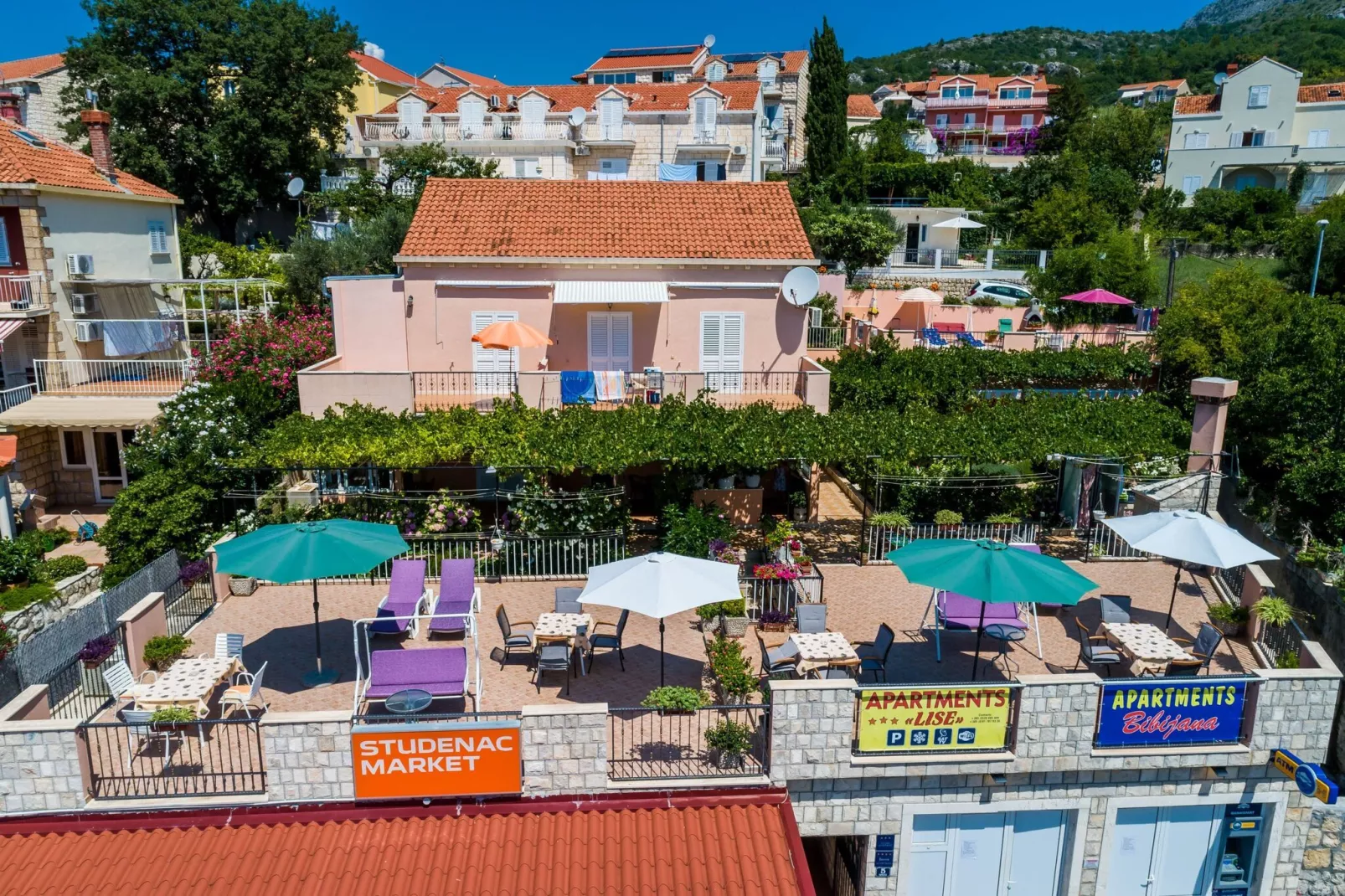 Apartments Bibijana- Premium Studio Apartment with Patio and Sea View (APARTMAN 3)-View