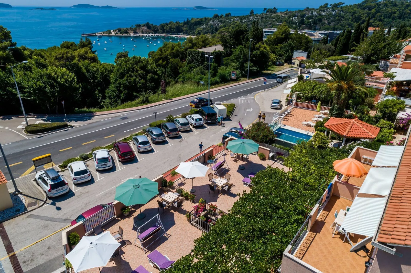 Apartments Bibijana- Superior Studio Apartment with Patio and Sea View (APARTMAN 4)-View