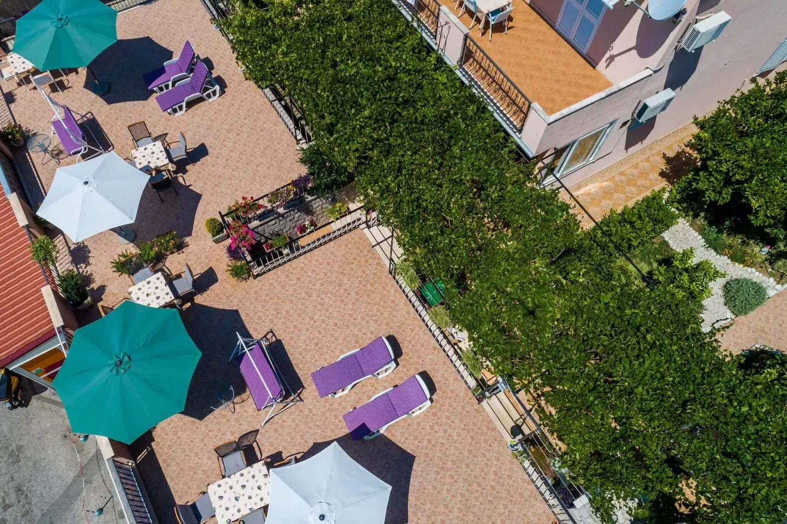 Apartments Bibijana- Superior Studio Apartment with Patio and Sea View (APARTMAN 4)-View