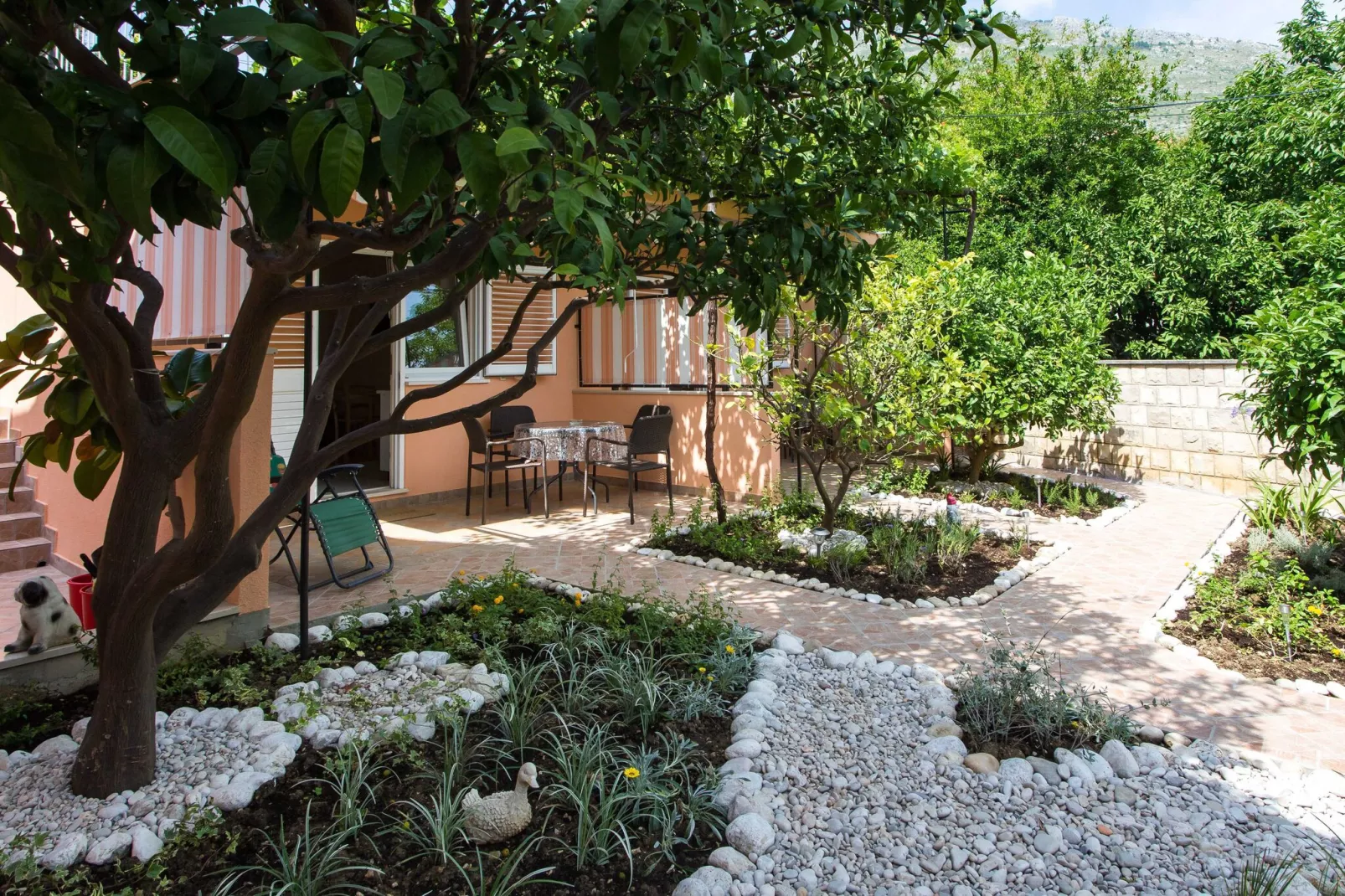 Apartments Bibijana- Superior Studio Apartment with Patio and Sea View (APARTMAN 4)-Terrace