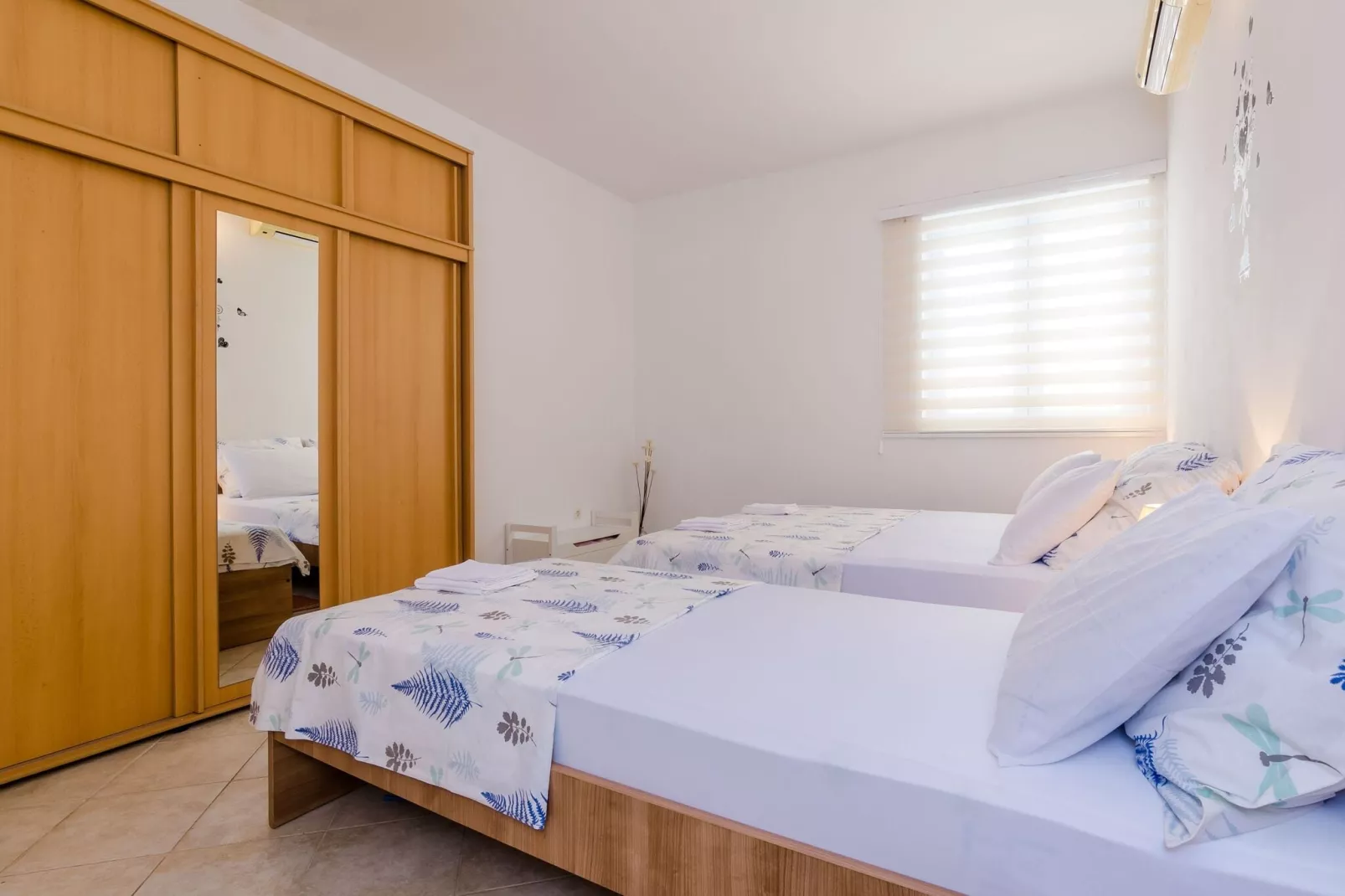 Apartment Alba- Duplex Two Bedroom Apartment with Shared Pool and Sea View-Bedroom