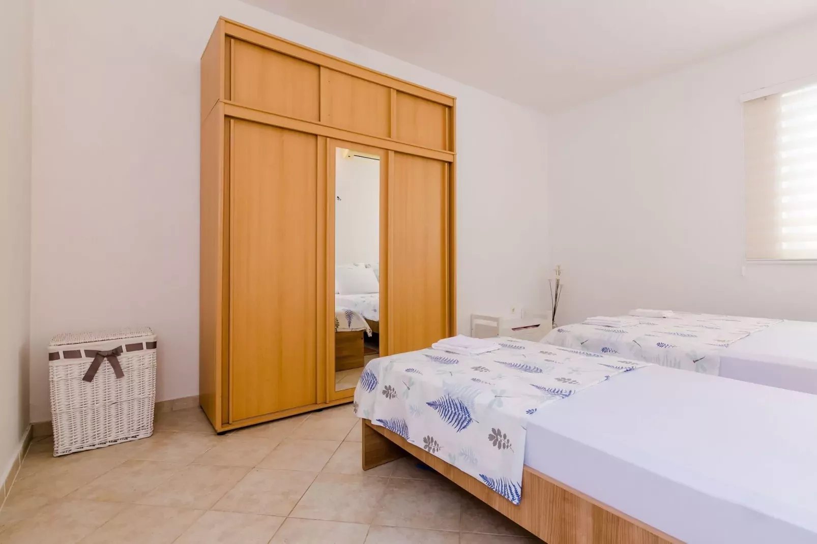 Apartment Alba- Duplex Two Bedroom Apartment with Shared Pool and Sea View-Bedroom