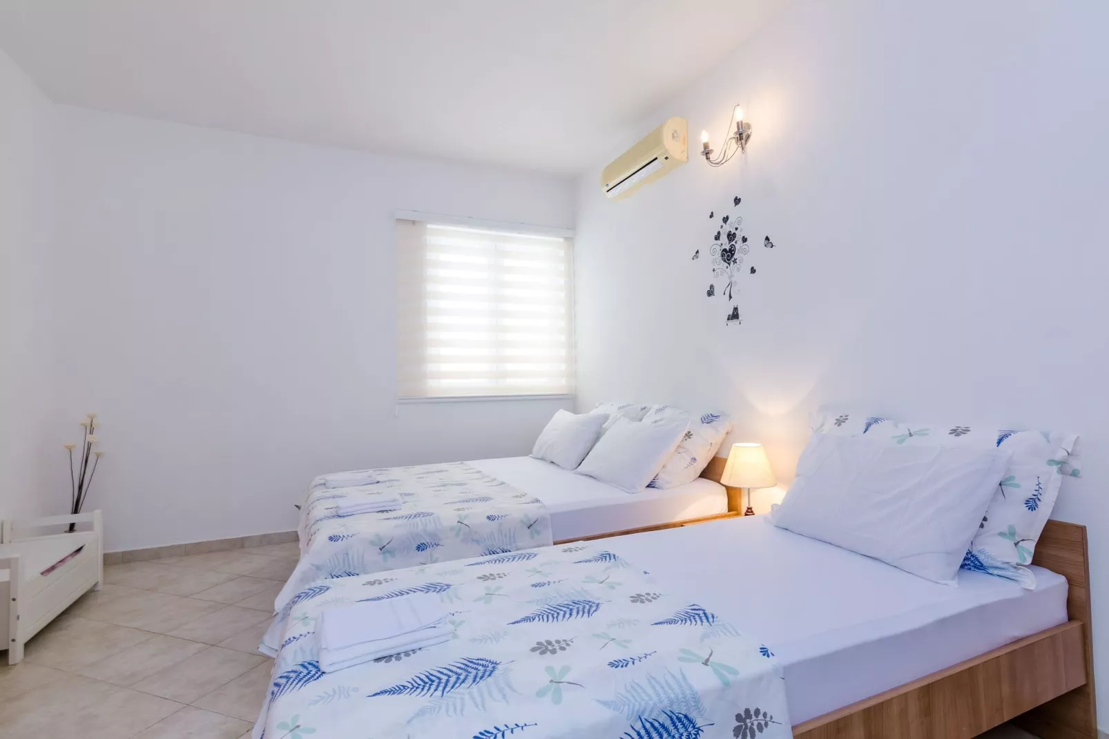 Apartment Alba- Duplex Two Bedroom Apartment with Shared Pool and Sea View-Bedroom