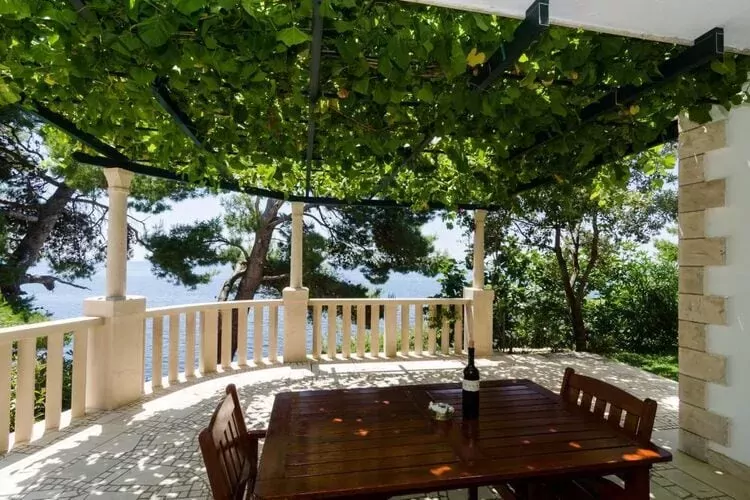 Apartments Plavac Mali- Comfort One Bedroom Apartment with Terrace and Sea View-Terrasse