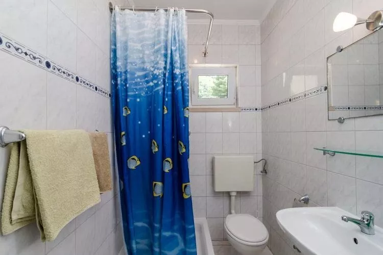 Apartments Plavac Mali- Three Bedroom Apartment with Terrace and Sea View-Bathroom