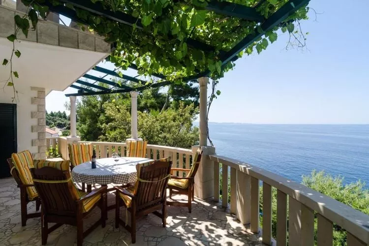 Apartments Plavac Mali- Three Bedroom Apartment with Terrace and Sea View-Terrace