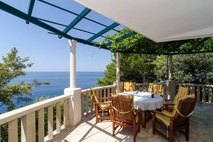 Apartments Plavac Mali- Three Bedroom Apartment with Terrace and Sea View-Terrace