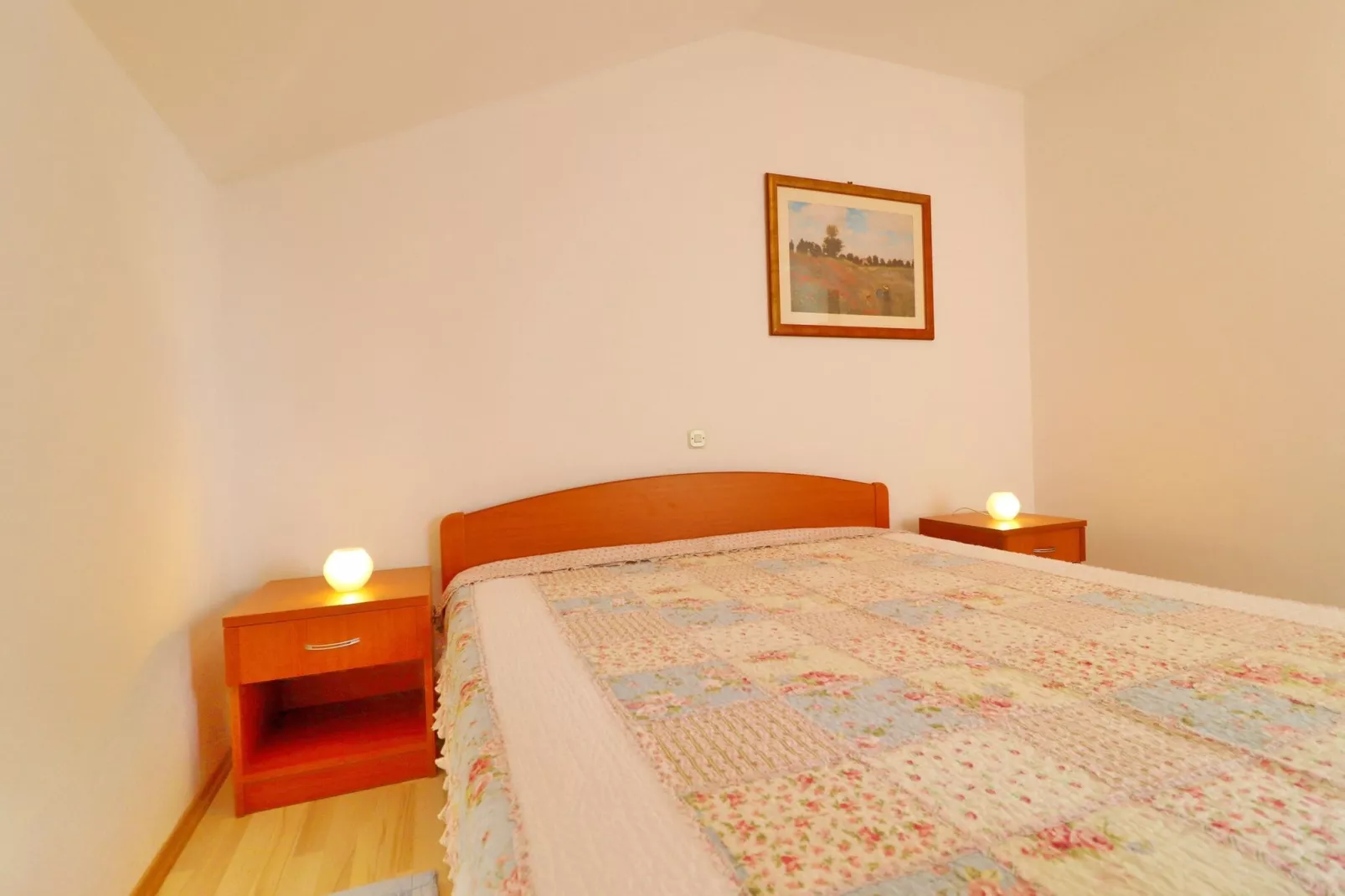 Apartments Plavac Mali- One Bedroom Apartment with Balcony and Sea View-Bedroom