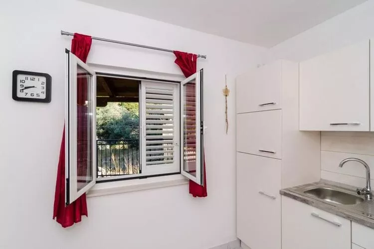 Apartments Ammos - One Bedroom Apartment with Shared Terrace and Sea View (Mali)-Kitchen