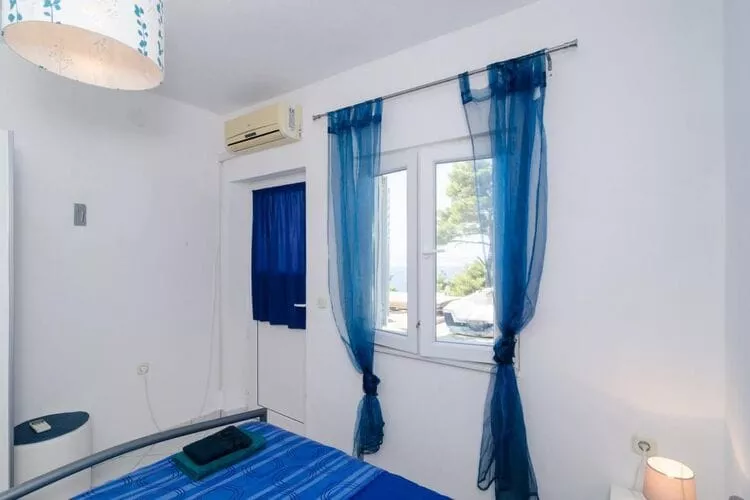 Apartments Ammos - Studio Apartment with Shared Terrace and Sea View-Bedroom
