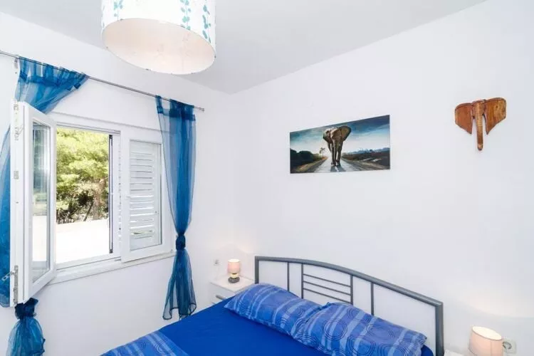 Apartments Ammos - Studio Apartment with Shared Terrace and Sea View-Bedroom