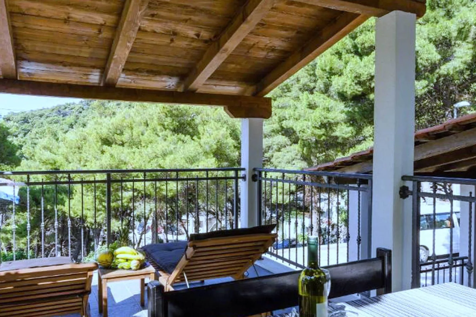 Apartments Ammos - Studio Apartment with Shared Terrace and Sea View-Terrace