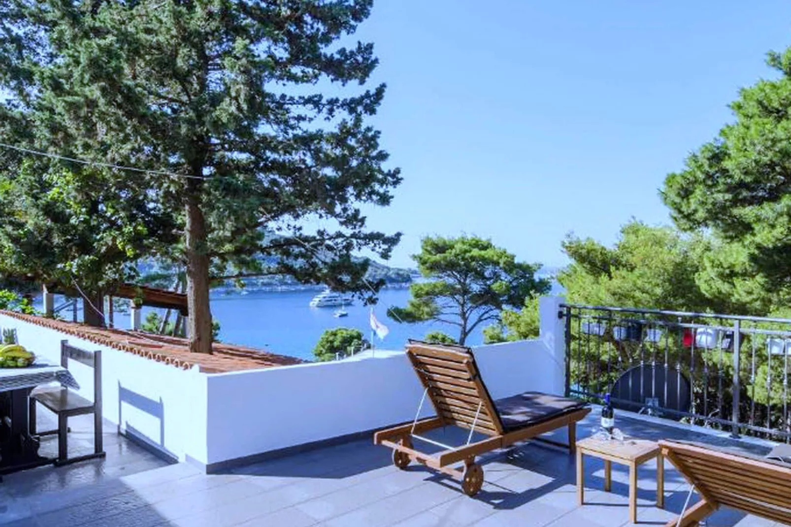 Apartments Ammos - Studio Apartment with Shared Terrace and Sea View-Terrace