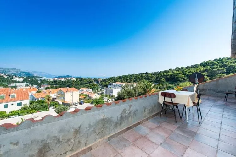Apartments & Rooms Tapera- Comfort Double Room with Terrace and Partial Sea View 2-Terrace
