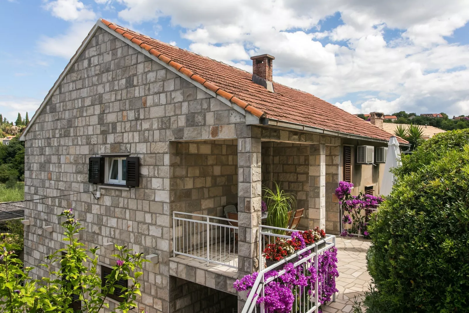 Apartments Maria Koločep- Studio Apartment with Terrace and Sea View-Outdoor