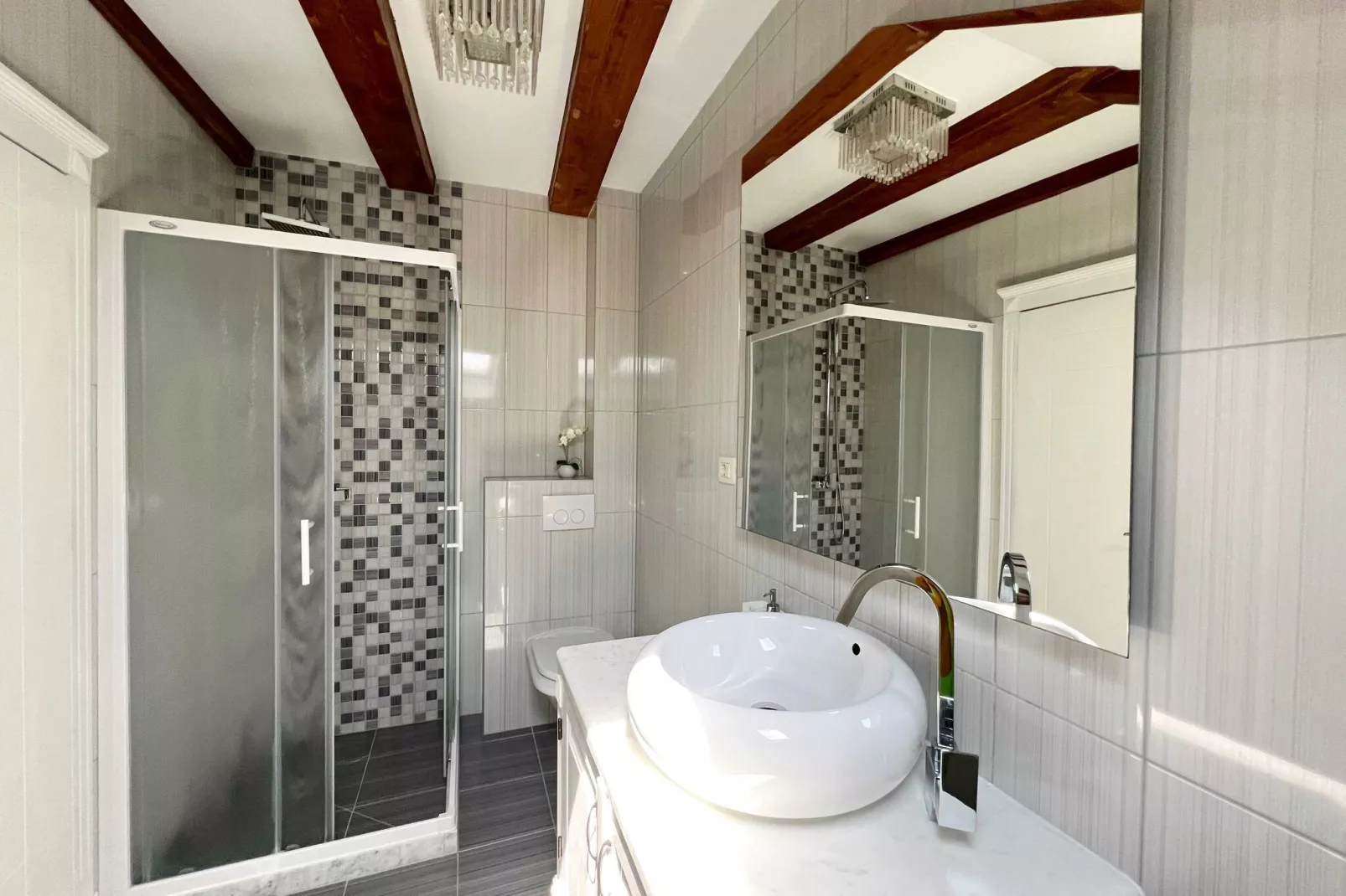 Bed&Breakfast Sorgo Palace - Superior Double or Twin Room with City View (Amber)-Bathroom