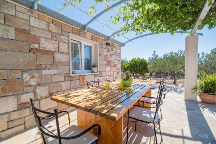 Holiday Home My Summer House - Two-Bedroom Holiday Home with Private Pool and Terrace - (ST)-Terrasse