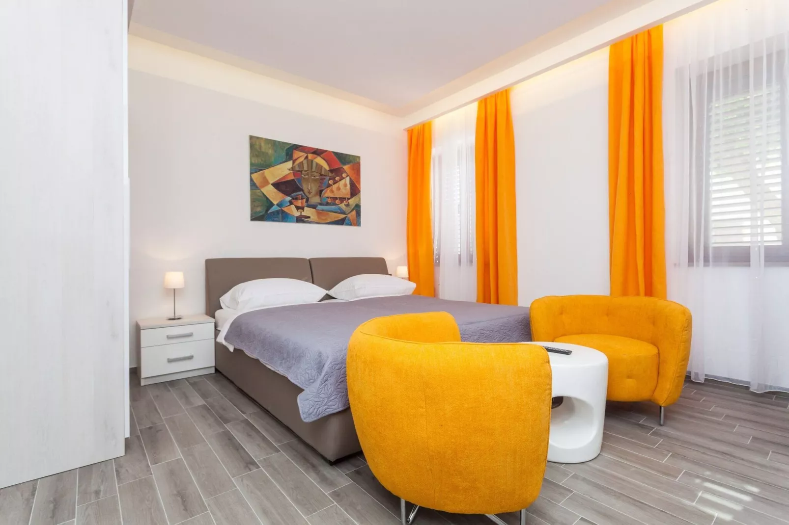Apartments Villa Peragro - Studio Apartment (ŽUTI)-Bedroom