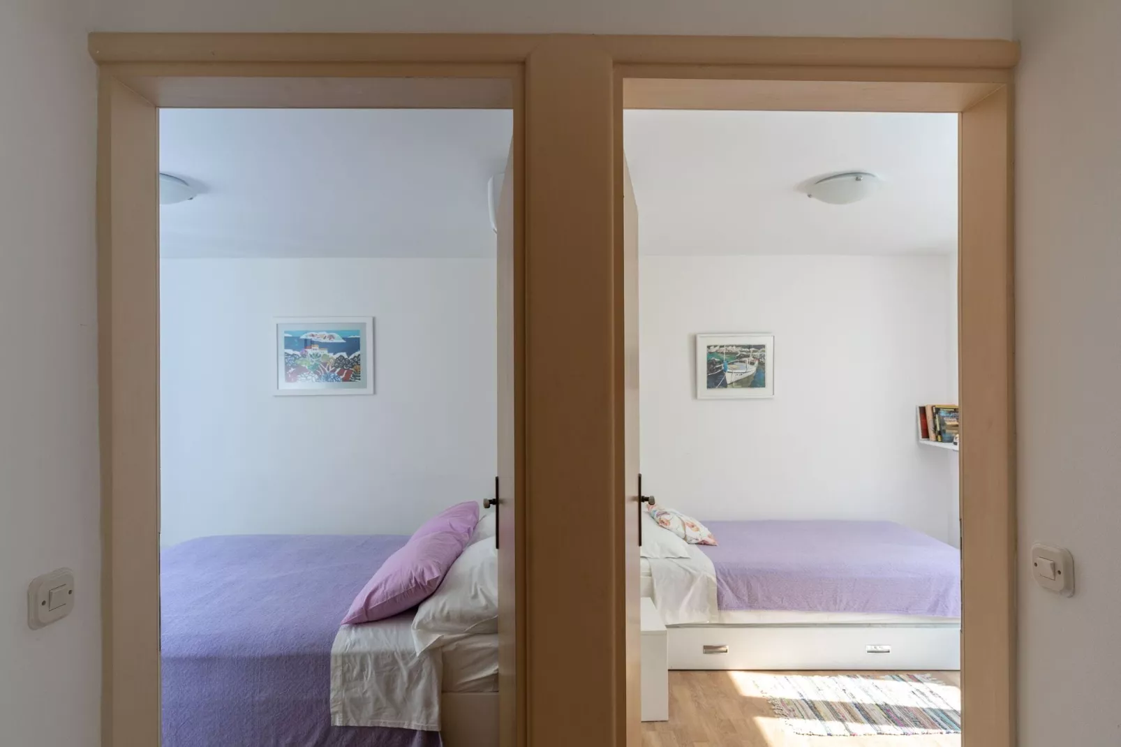Holiday Home Anima Maris- Duplex Two Bedroom Holiday Home with Terrace and Sea View-Schlafzimmer