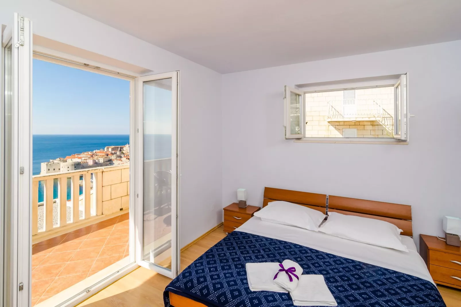 Apartments Bonavista - Premium Two Bedroom Apartment with Balcony and Sea View (A2)-Bedroom