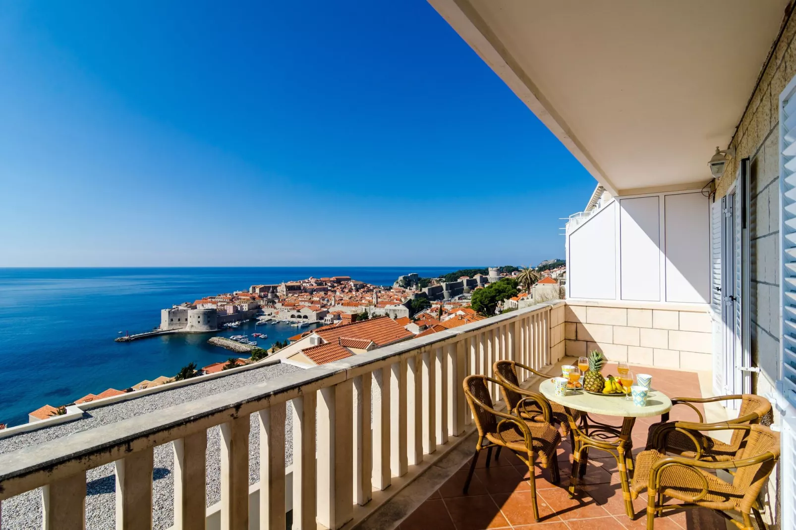 Apartments Bonavista - Premium Two Bedroom Apartment with Balcony and Sea View (A2)-Terrace balcony