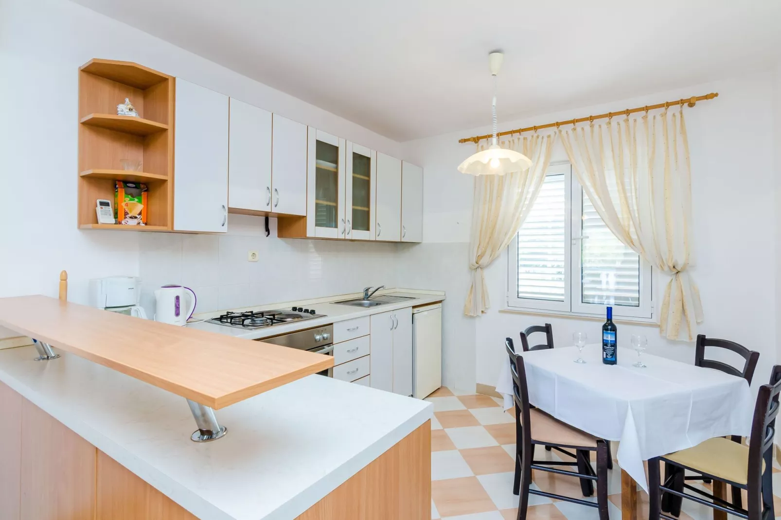 Apartment & Rooms Villa Katarina - One Bedroom Apartment with Terrace and Sea View-Cuisine