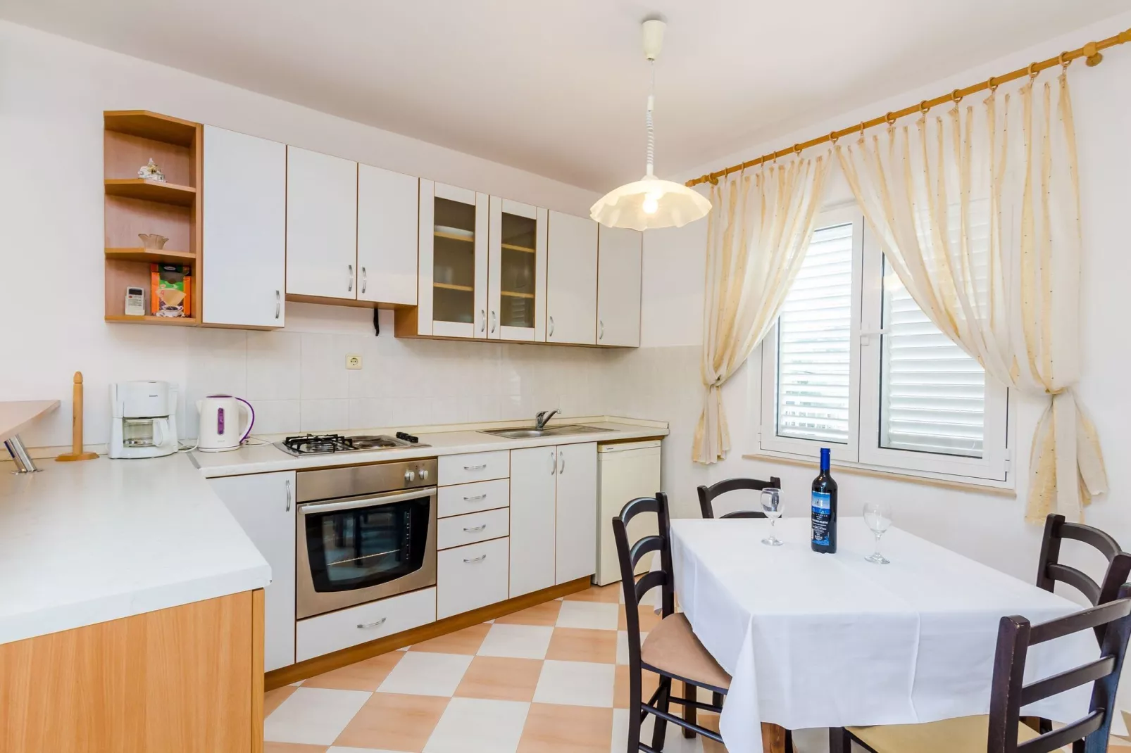 Apartment & Rooms Villa Katarina - One Bedroom Apartment with Terrace and Sea View-Cuisine