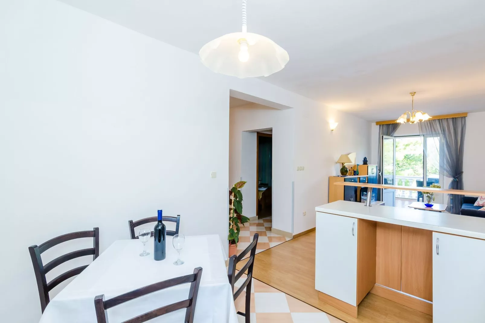 Apartment & Rooms Villa Katarina - One Bedroom Apartment with Terrace and Sea View-Cuisine