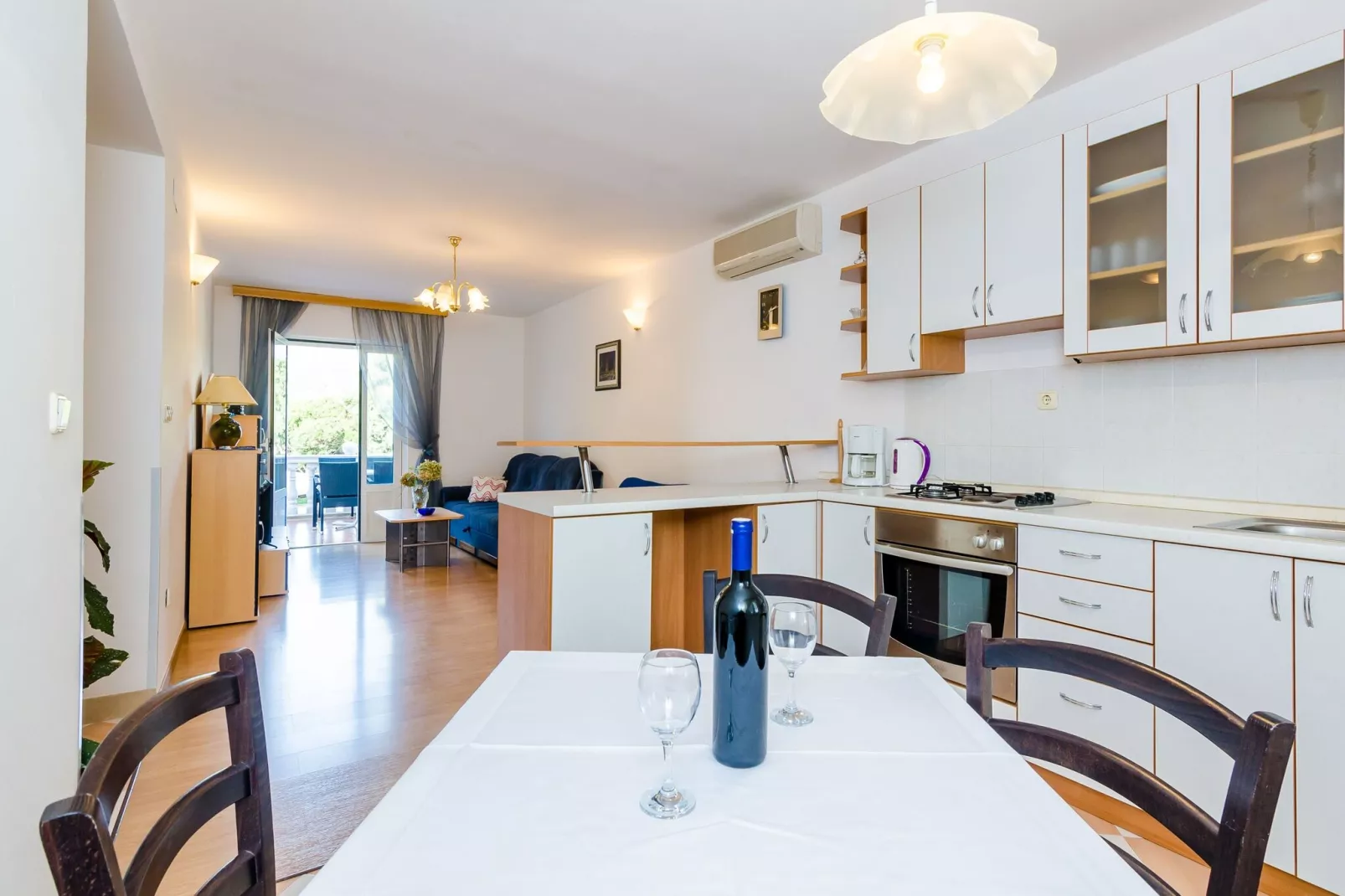 Apartment & Rooms Villa Katarina - One Bedroom Apartment with Terrace and Sea View-Cuisine