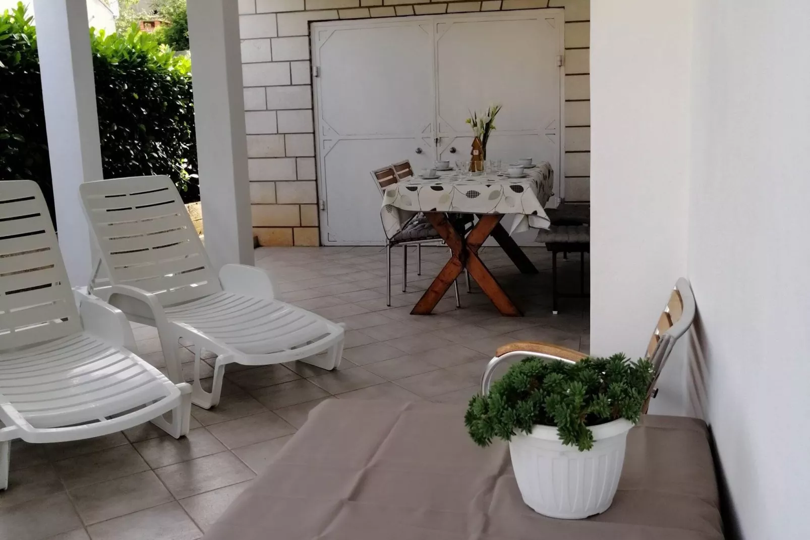 Apartments Marita - Two Bedroom Apartment-Terrasse