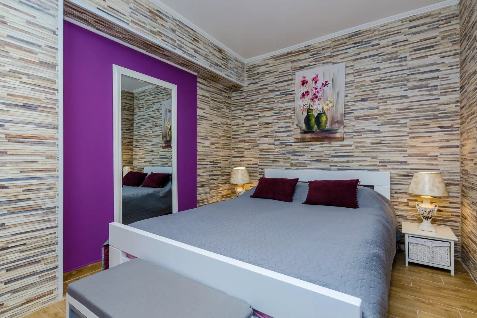 Villa Adrian - Six Bedroom Villa with Swimming pool and Sea View-Bedroom