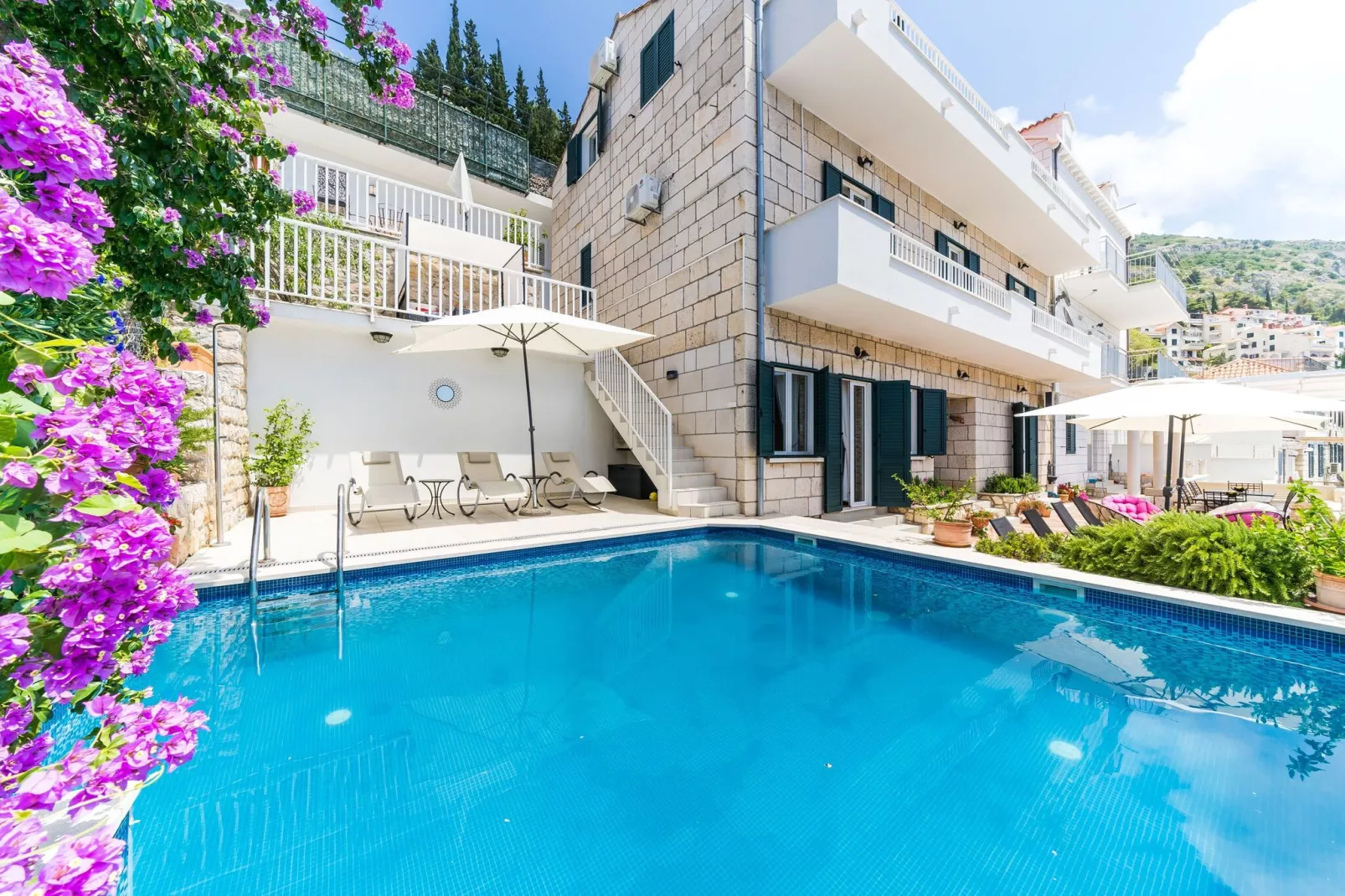 Villa Adrian - Six Bedroom Villa with Swimming pool and Sea View-Pool