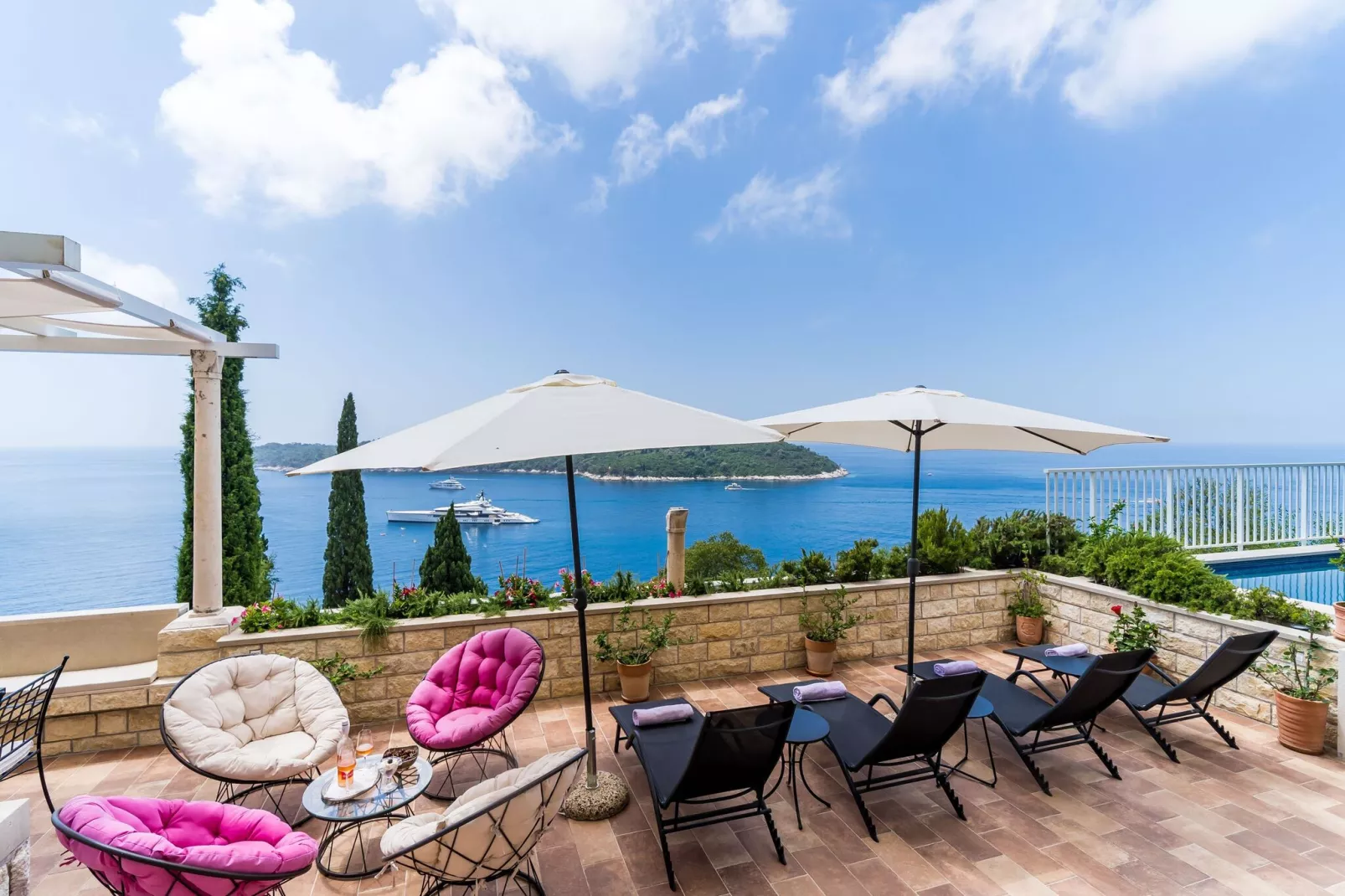 Villa Adrian - Six Bedroom Villa with Swimming pool and Sea View-View