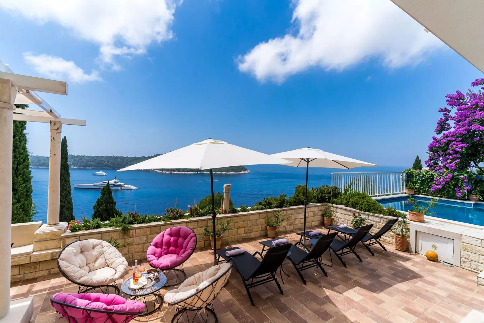 Villa Adrian - Six Bedroom Villa with Swimming pool and Sea View-View