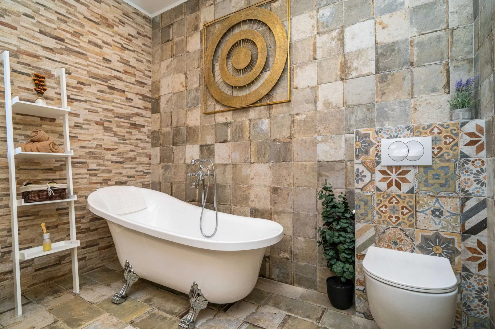 Villa Adrian - Six Bedroom Villa with Swimming pool and Sea View-Bathroom